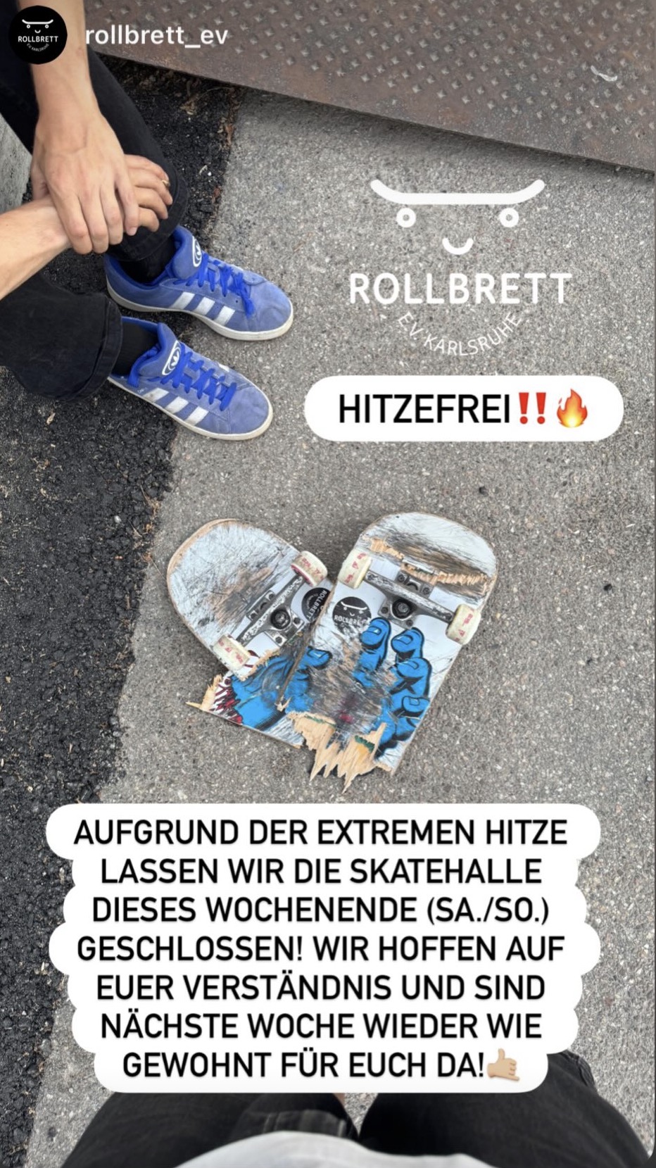 Weiterhin zu heiss!